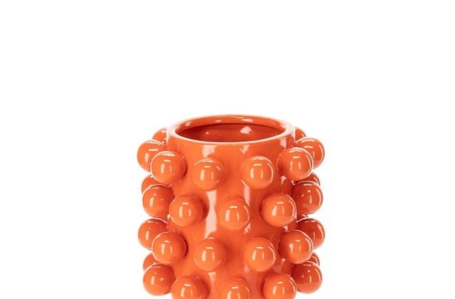ceramique-de-decoration-grappa-orange
